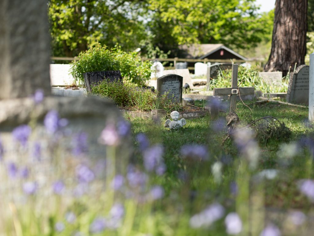 Image of graves at fleet cemetery
