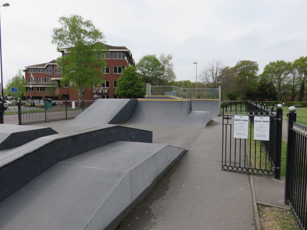 Image of Fleet skatepark ramps at The Views