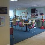 Image of old cafe area in the harlington