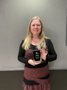 image of people winning award at annual residents meeting